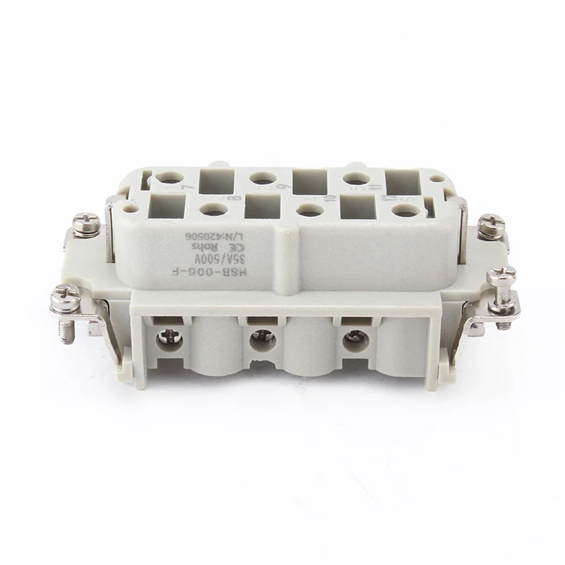 35A 6 Pin Insert Heavy Duty Connector