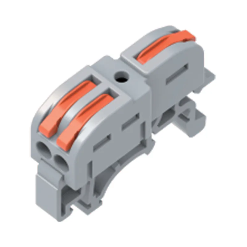 T Type One-In Multi-Out Din Rail Splicing Wire Quick Connectors